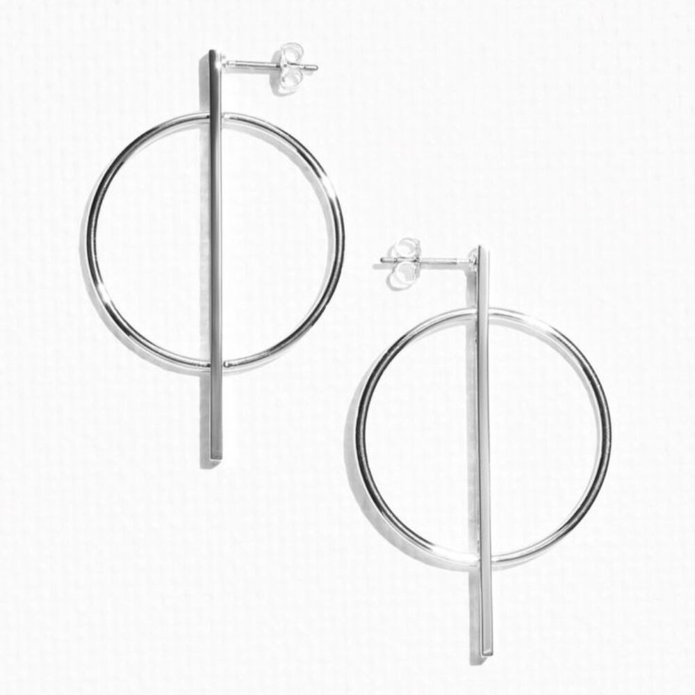 & Other Stories Geometric Shapes Earrings Silver